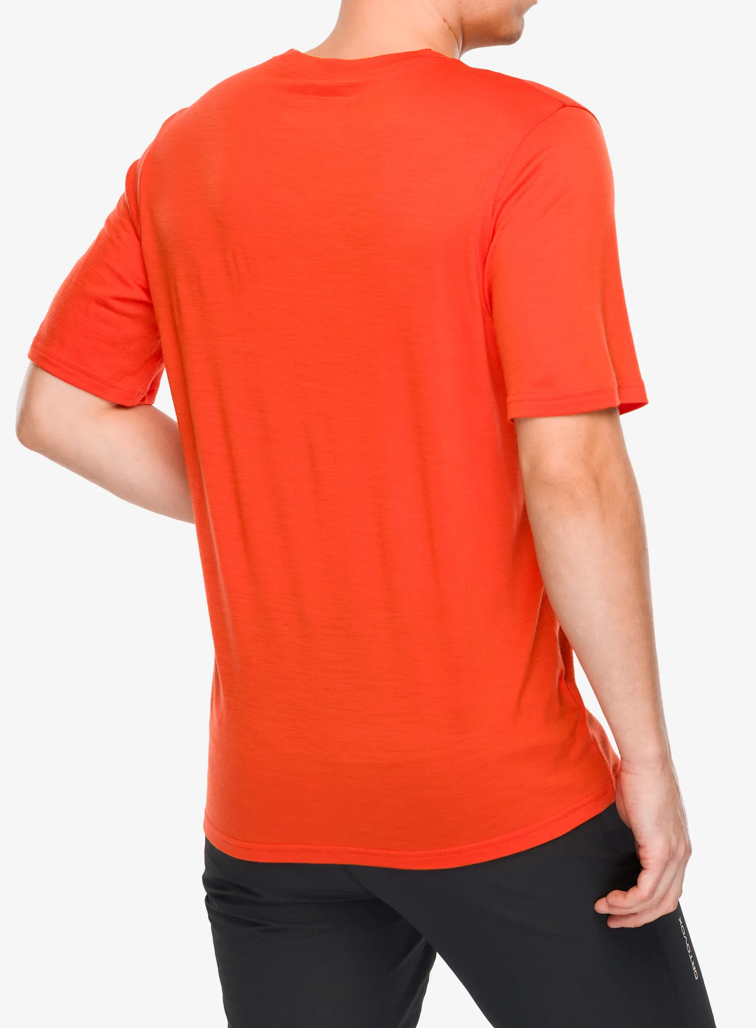 Тениска мерино Ortovox 140 Cool Mtn Gradient TS - hot orange