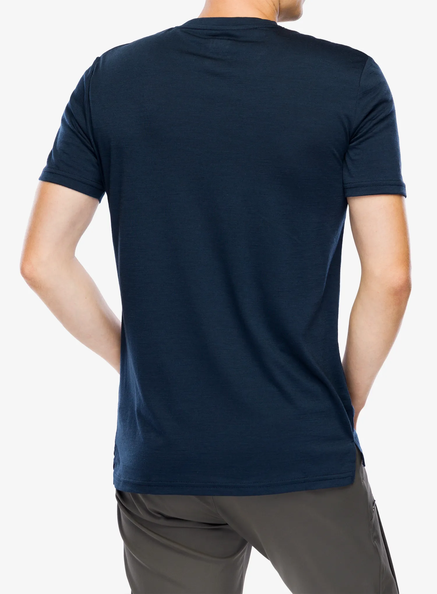 Тениска мерино Super.natural Bio J 7 Peaks Tee - blueberry/feather grey