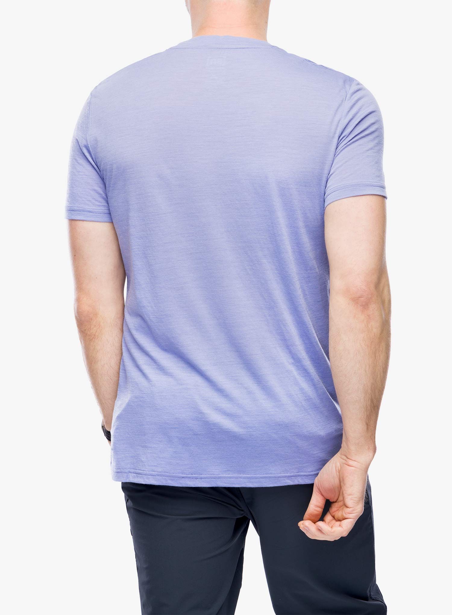 Тениска мерино Super.natural Sn Sailor Tee - blue violet/black/red