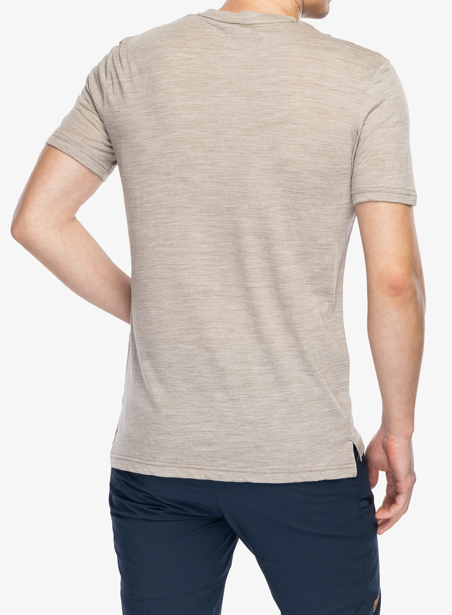 Тениска мерино Super.natural Sn Sailor Tee - v.khaki mel/b.ink/h.risk red