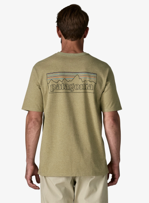 Тениска Patagonia P-6 Logo Responsibili-Tee - outline/gumtree green