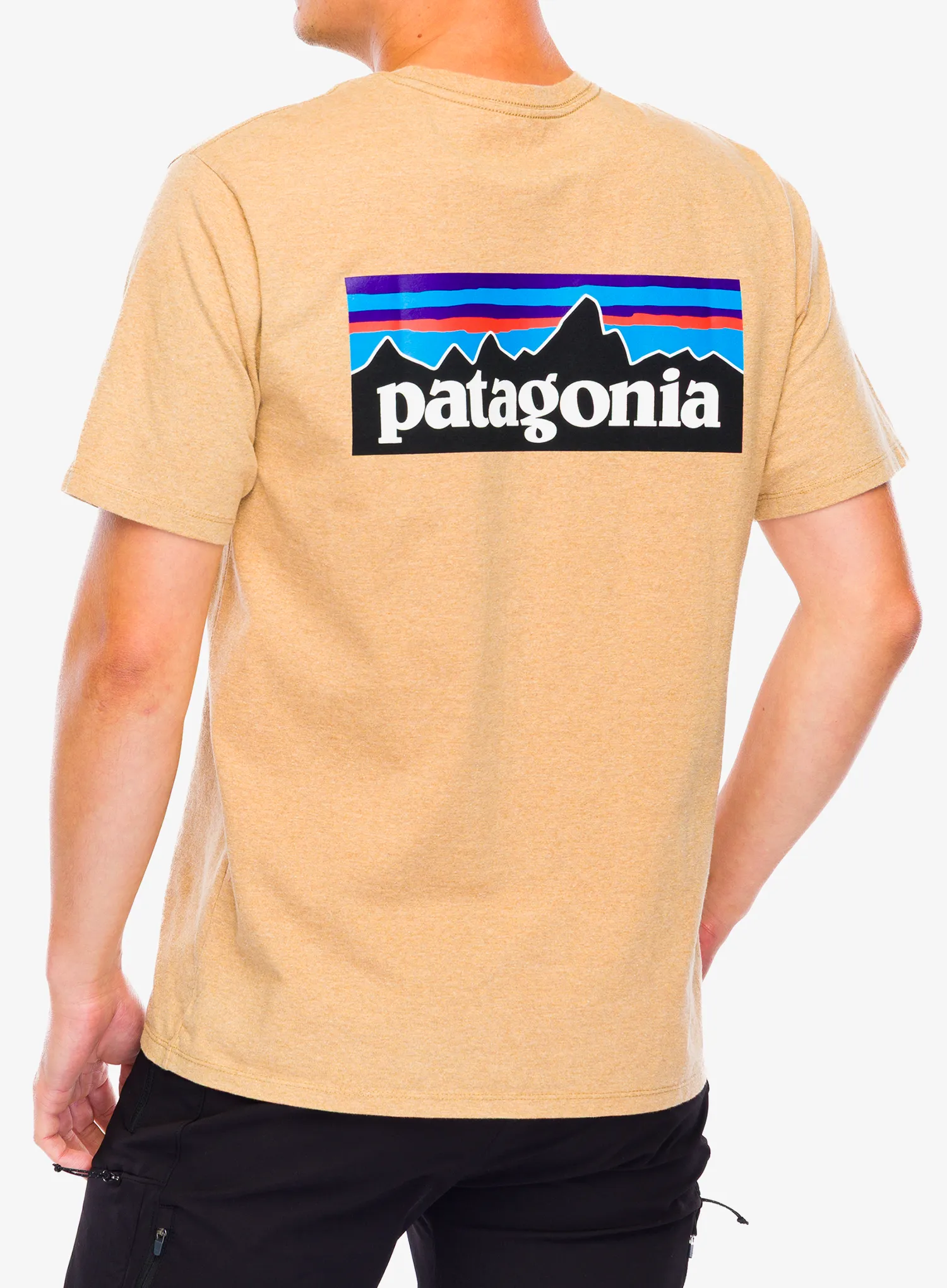 Тениска Patagonia P-6 Logo Responsibili-Tee - talon gold