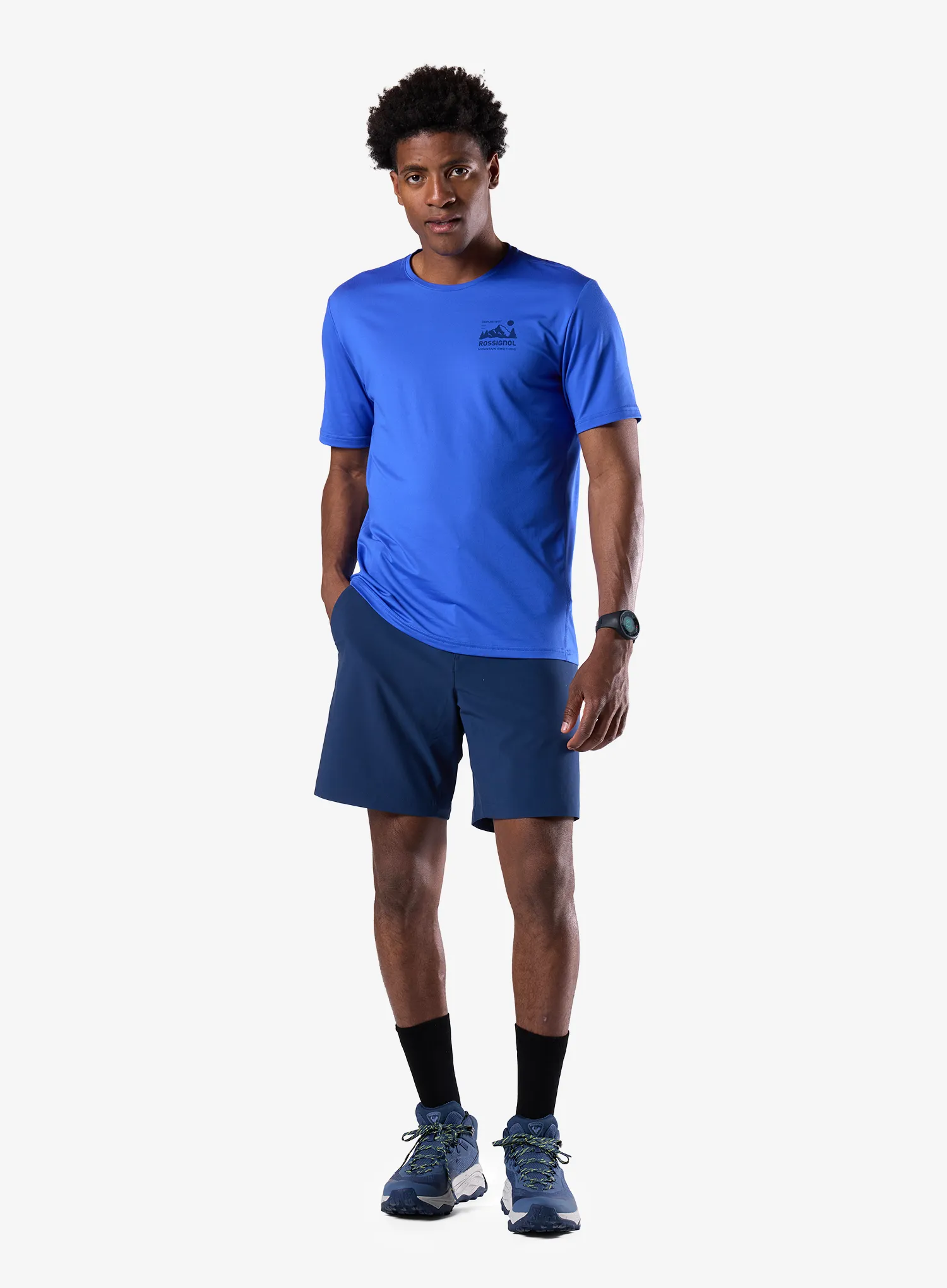 Тениска Rossignol Graphic Active Tee - dazzle blue
