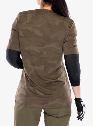 Дамска велосипедна тениска Fox Ranger Tru Dri SS Jersey - dirt