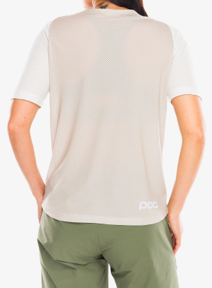 Дамска велосипедна тениска POC Motion Air S/S Jersey - okenite off white