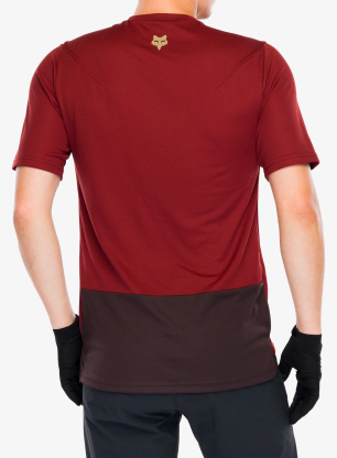 Велосипедна тениска Fox Ranger SS Jersey Wordmark - rust