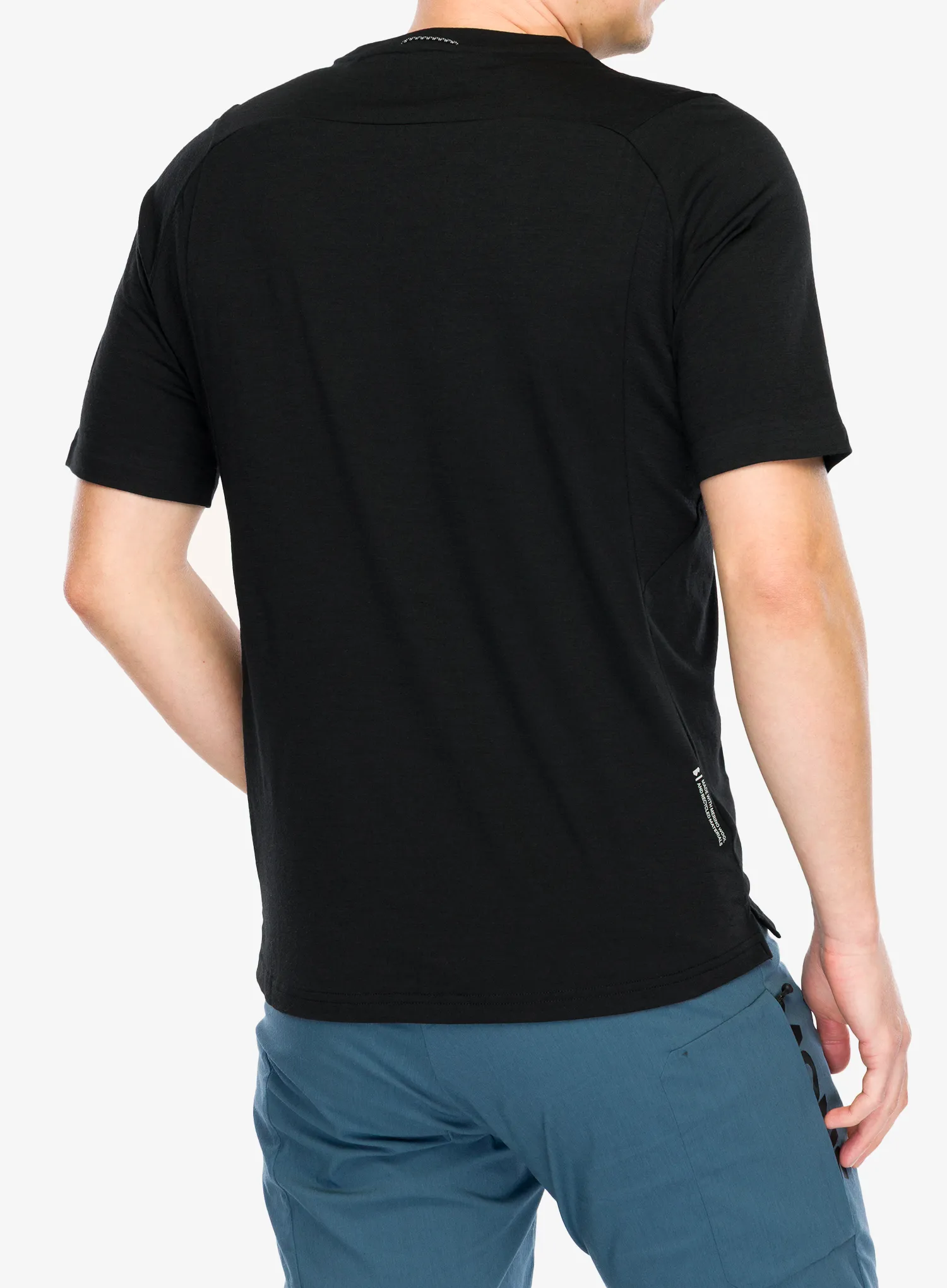 Велосипедна тениска Mons Royale Diversion Merino Bike Jersey Short Sleeve - black
