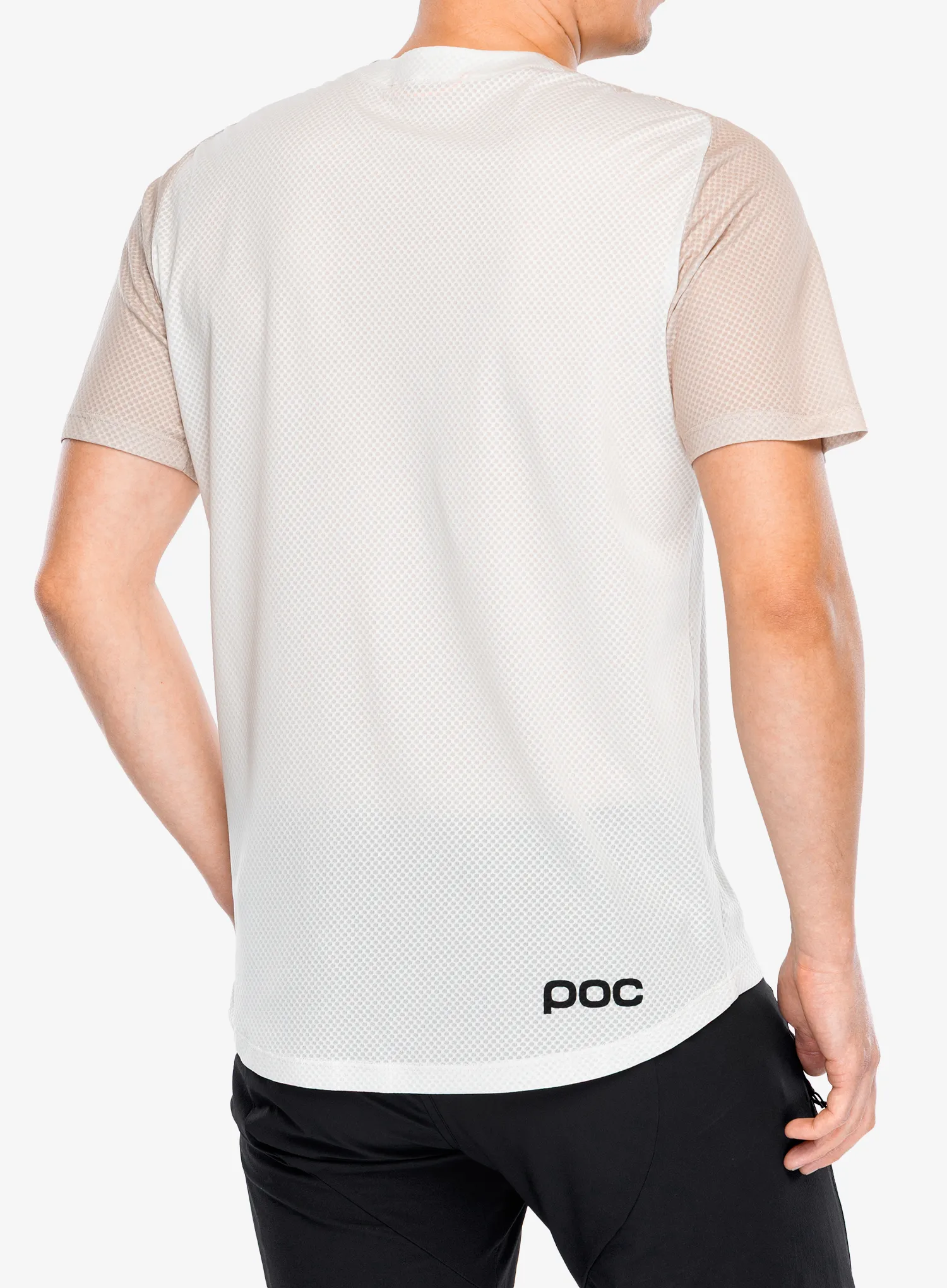 Велосипедна тениска POC Motion Air S/S Jersey - off white