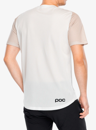 Велосипедна тениска POC Motion Air S/S Jersey - off white