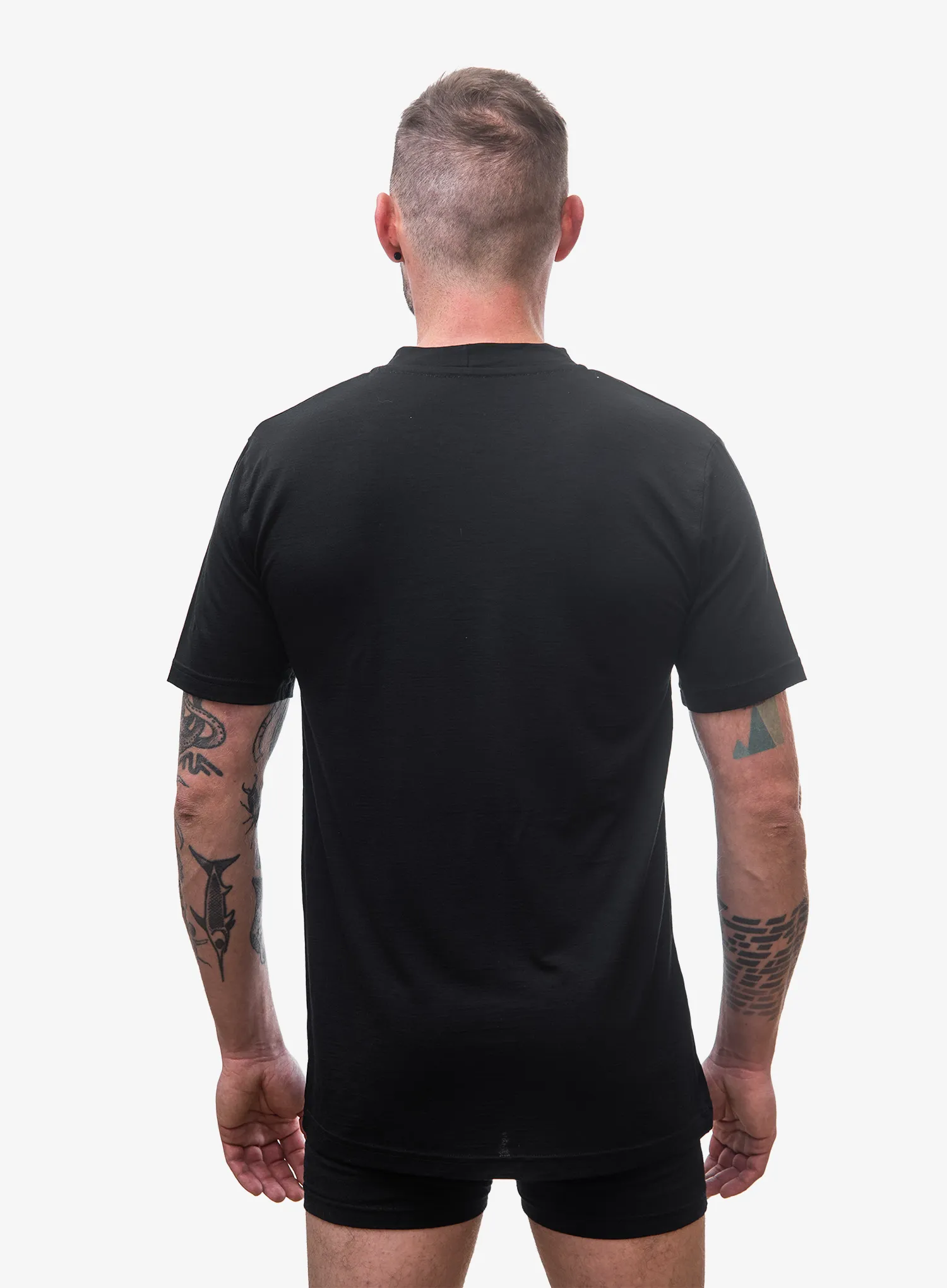 Тениска Sensor Merino Active PT Tee S/S - black mountains