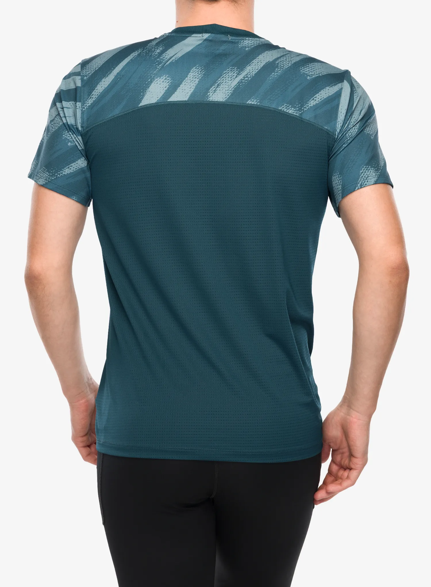 Бързосъхнеща тениска Brooks Atmosphere Short Sleeve 3.0 - ultra print/deep sea