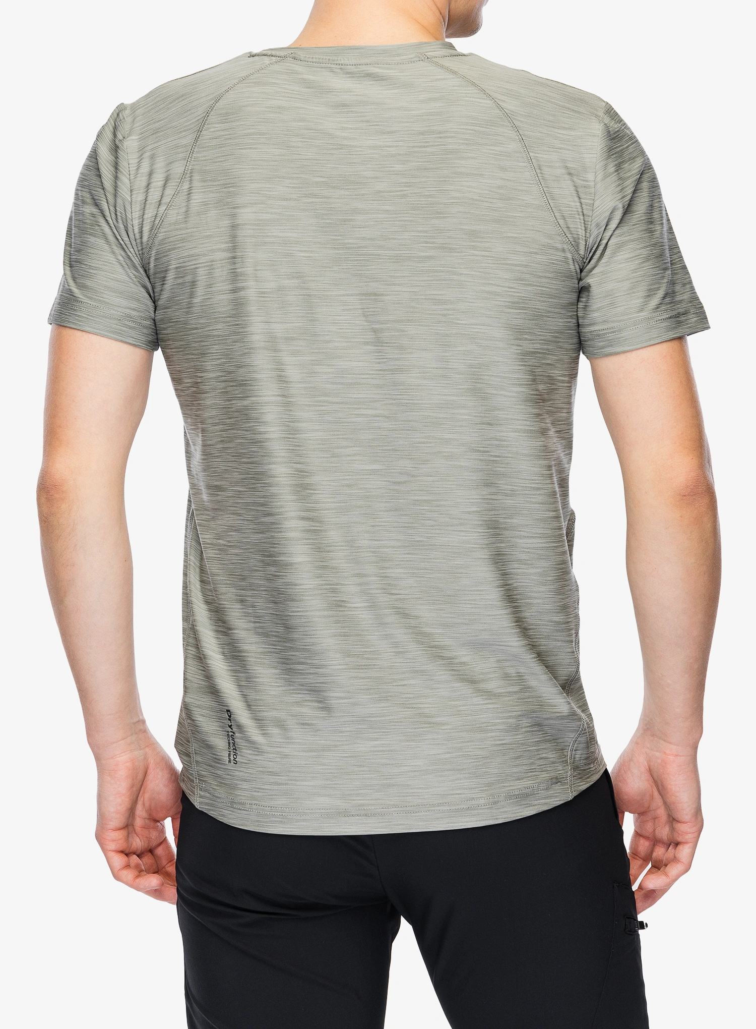 Бързосъхнеща тениска CMP Toto T-Shirt Melange Stretch Jersey - sage mel