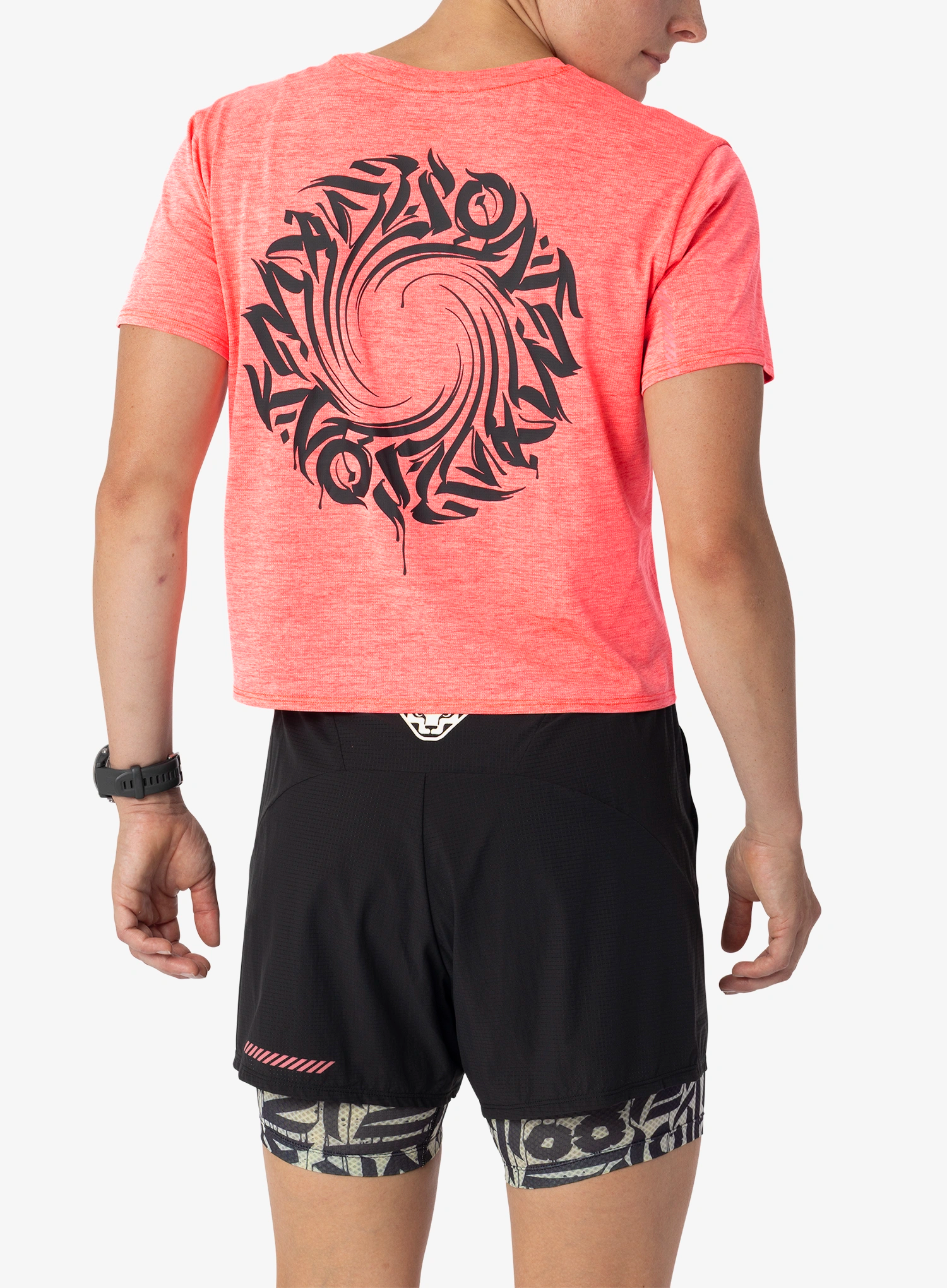 Дамска бързосъхнеща тениска Dynafit Trail T-Shirt - ultra coral
