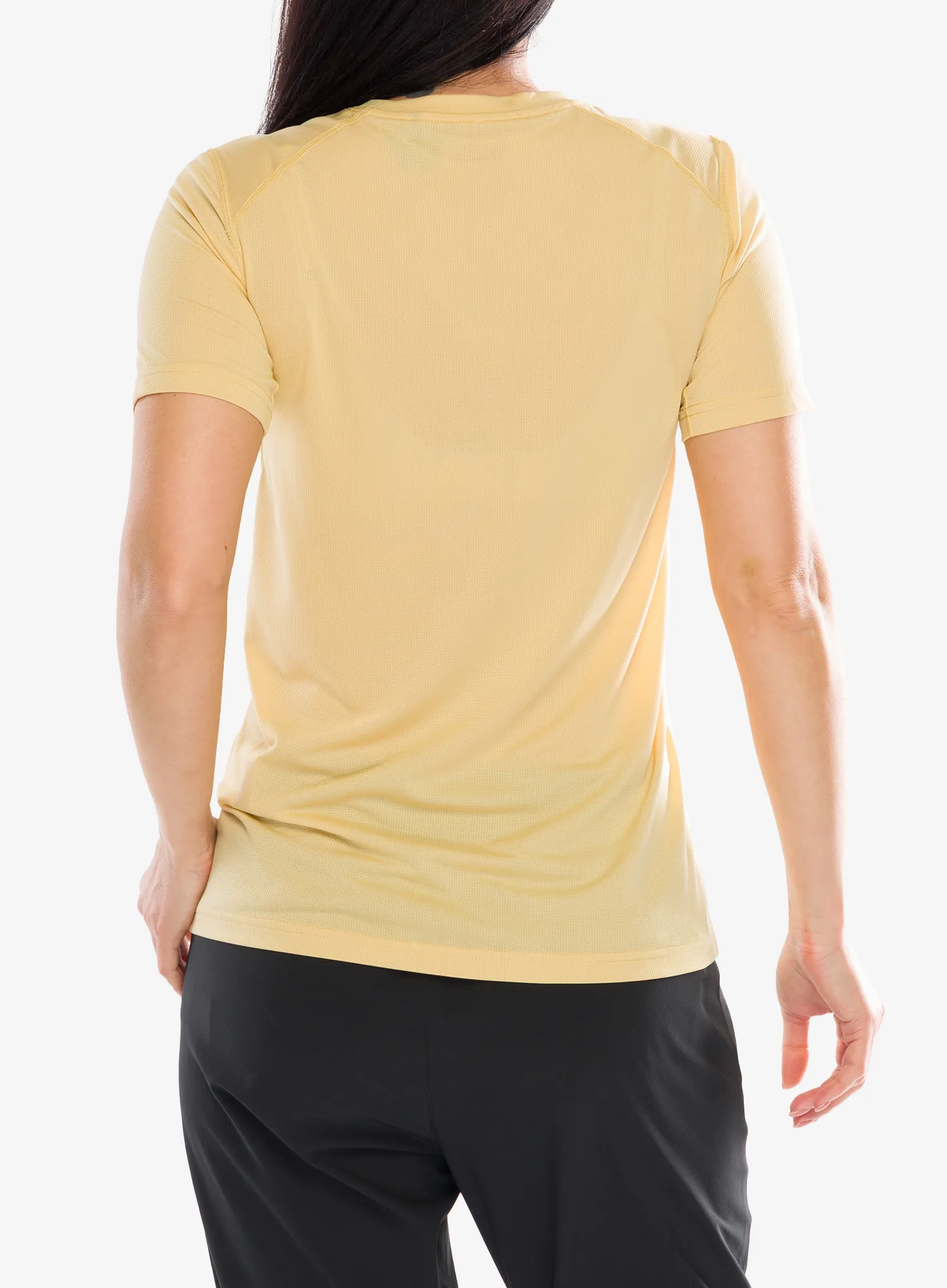 Дамска бързосъхнеща тениска Fjallraven Abisko Day Hike SS - mais yellow