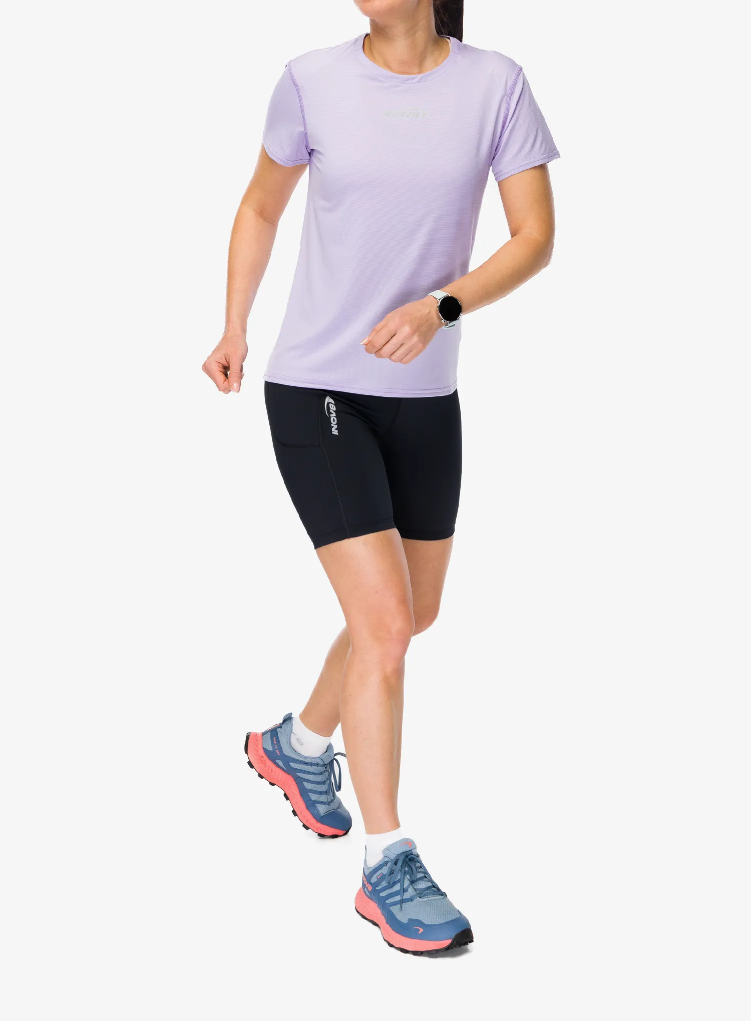 Дамска бързосъхнеща тениска Inov-8 Airlite Short Sleeve T-Shirt - purple