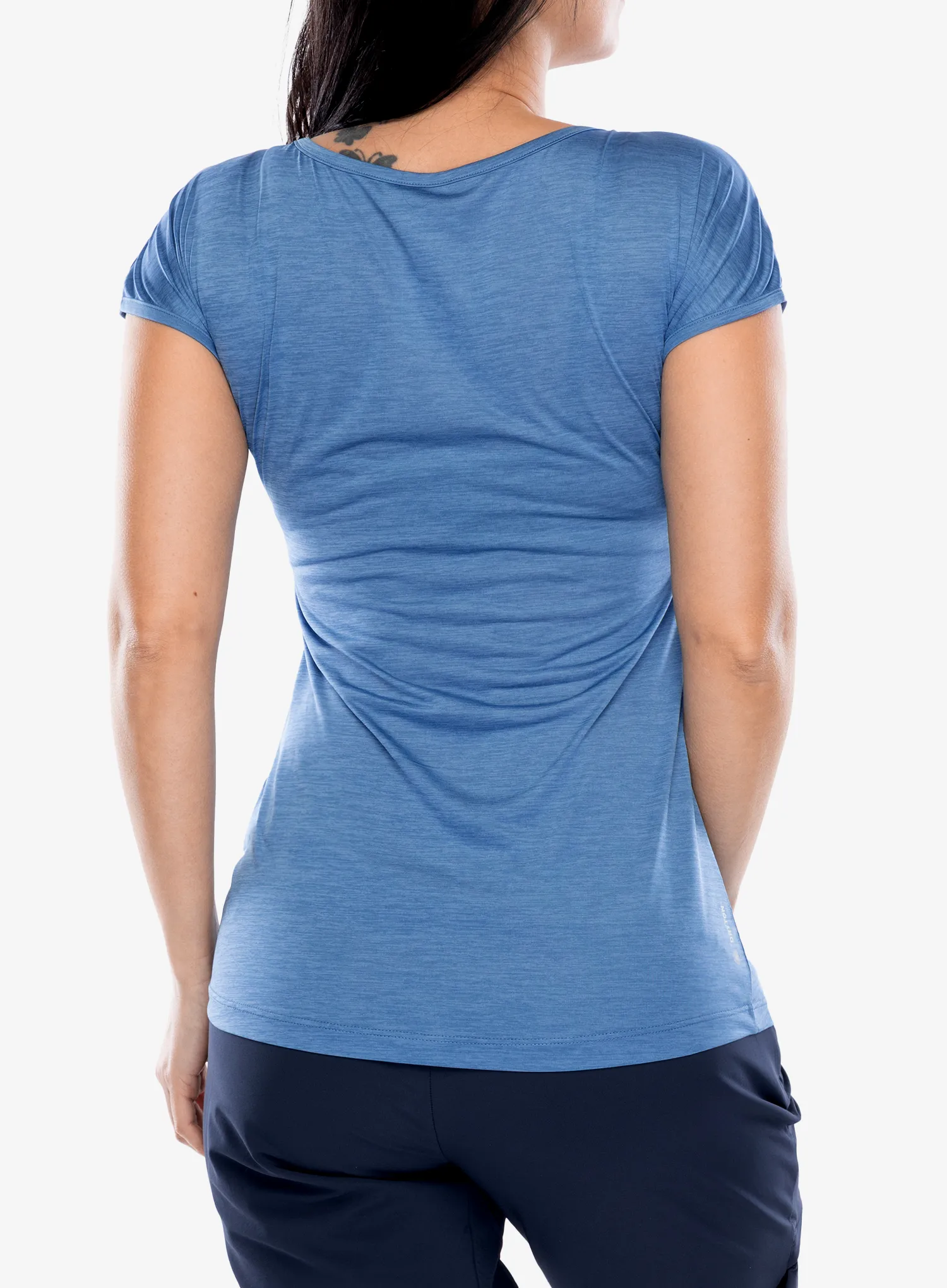 Дамска бързосъхнеща тениска Salewa Puez Melange Dry S/S Tee - morning blue melange