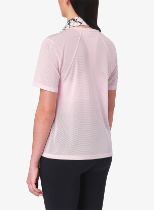 Дамска бързосъхнеща тениска Salomon Shakeout Core S/S Tee - icy pink