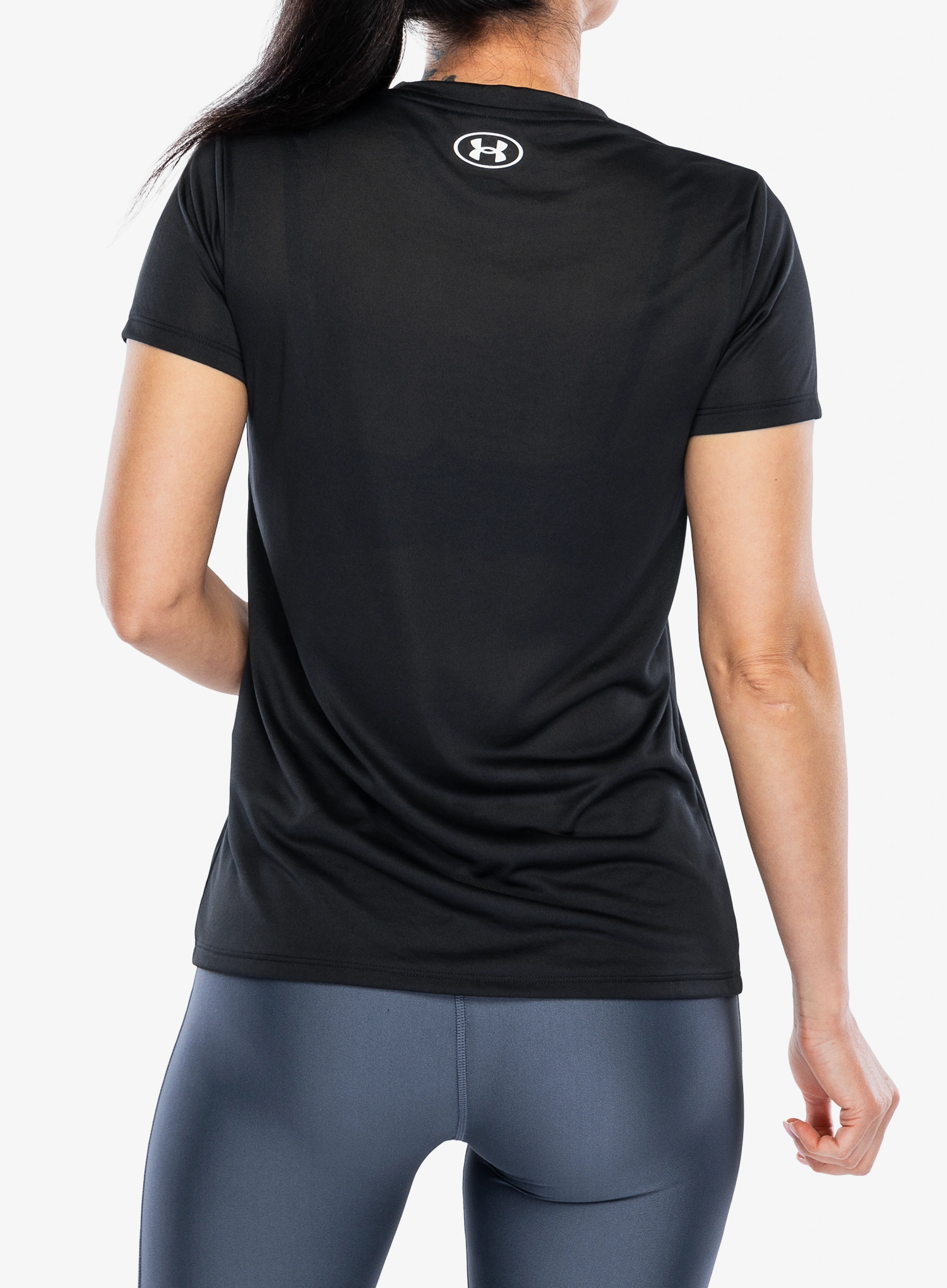 Дамска бързосъхнеща тениска Under Armour Tech SSC - Solid - black/white