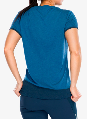 Дамска бързосъхнеща тениска Vaude Sveit Shirt - shore blue