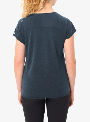 Дамска бързосъхнеща тениска Vaude Tekoa T-Shirt II - dark sea/white