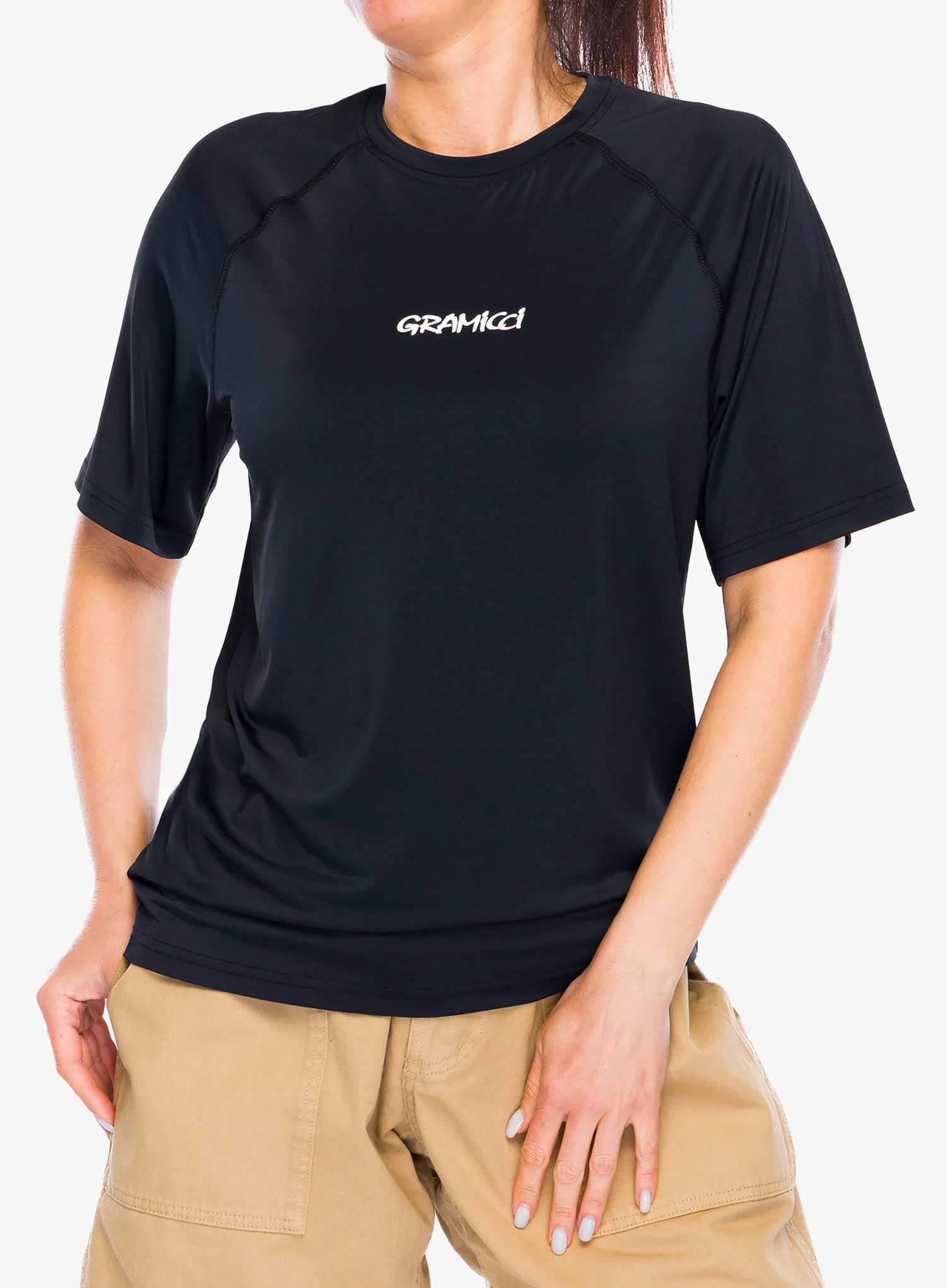 Бързосъхнеща тениска Gramicci Upf-Shield Short Sleeve Top - black