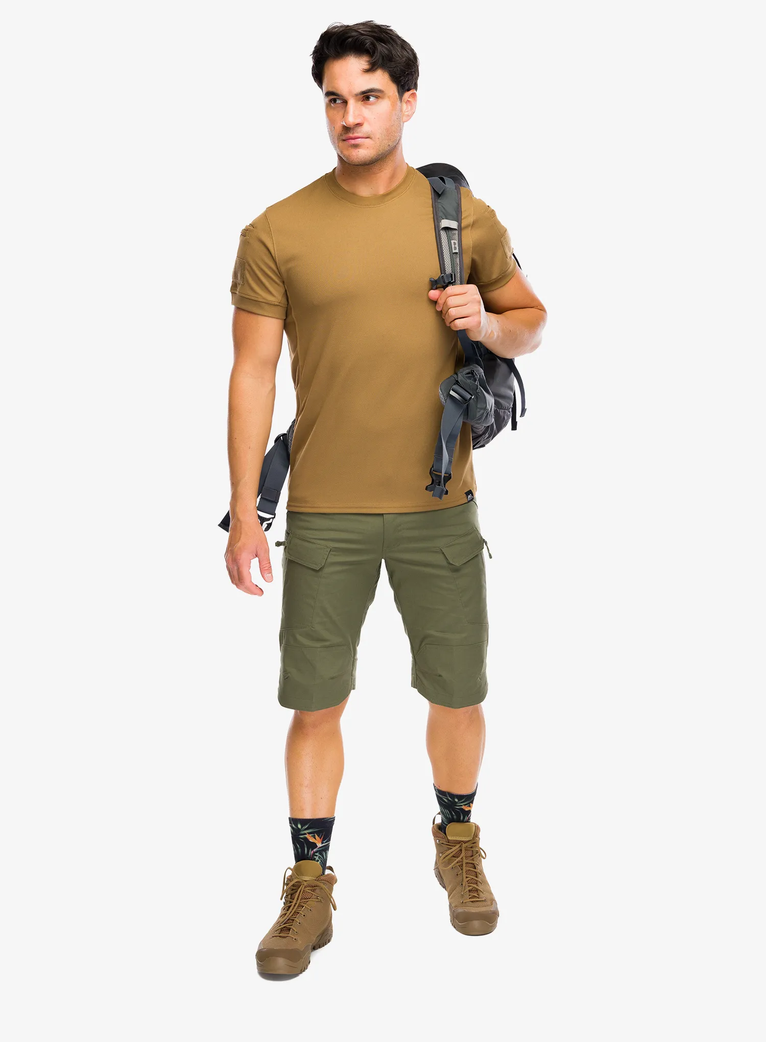Бързосъхнеща тениска Helikon-Tex Tactical T-Shirt TopCool - coyote