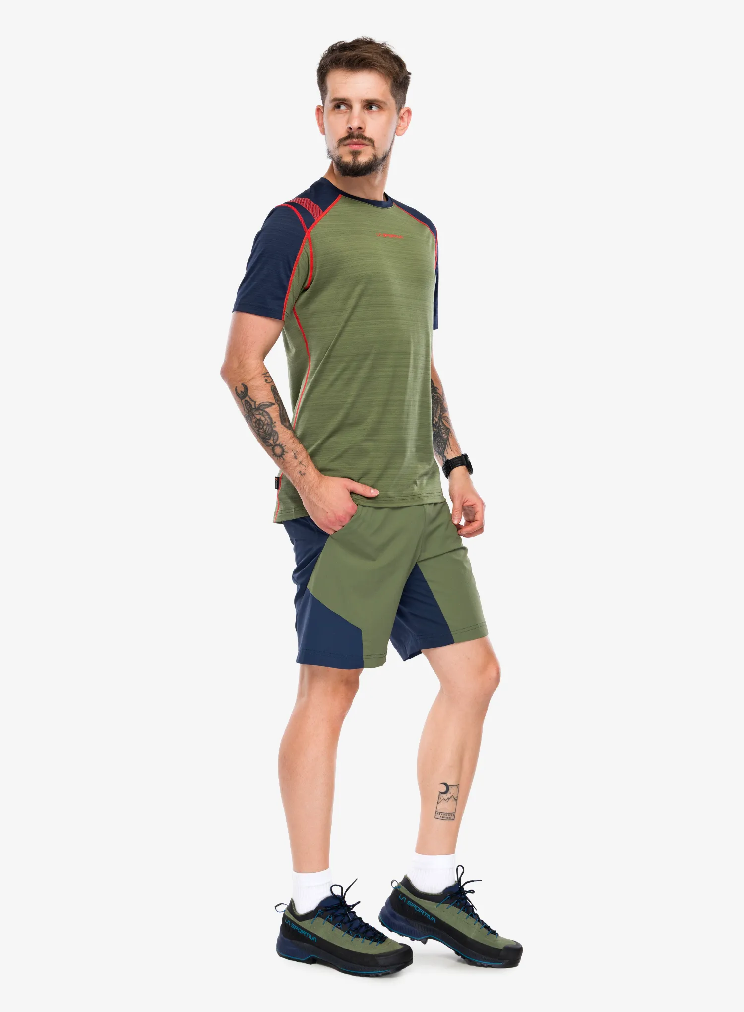 Бързосъхнеща тениска La Sportiva Sunfire T-Shirt - cypress/night sky