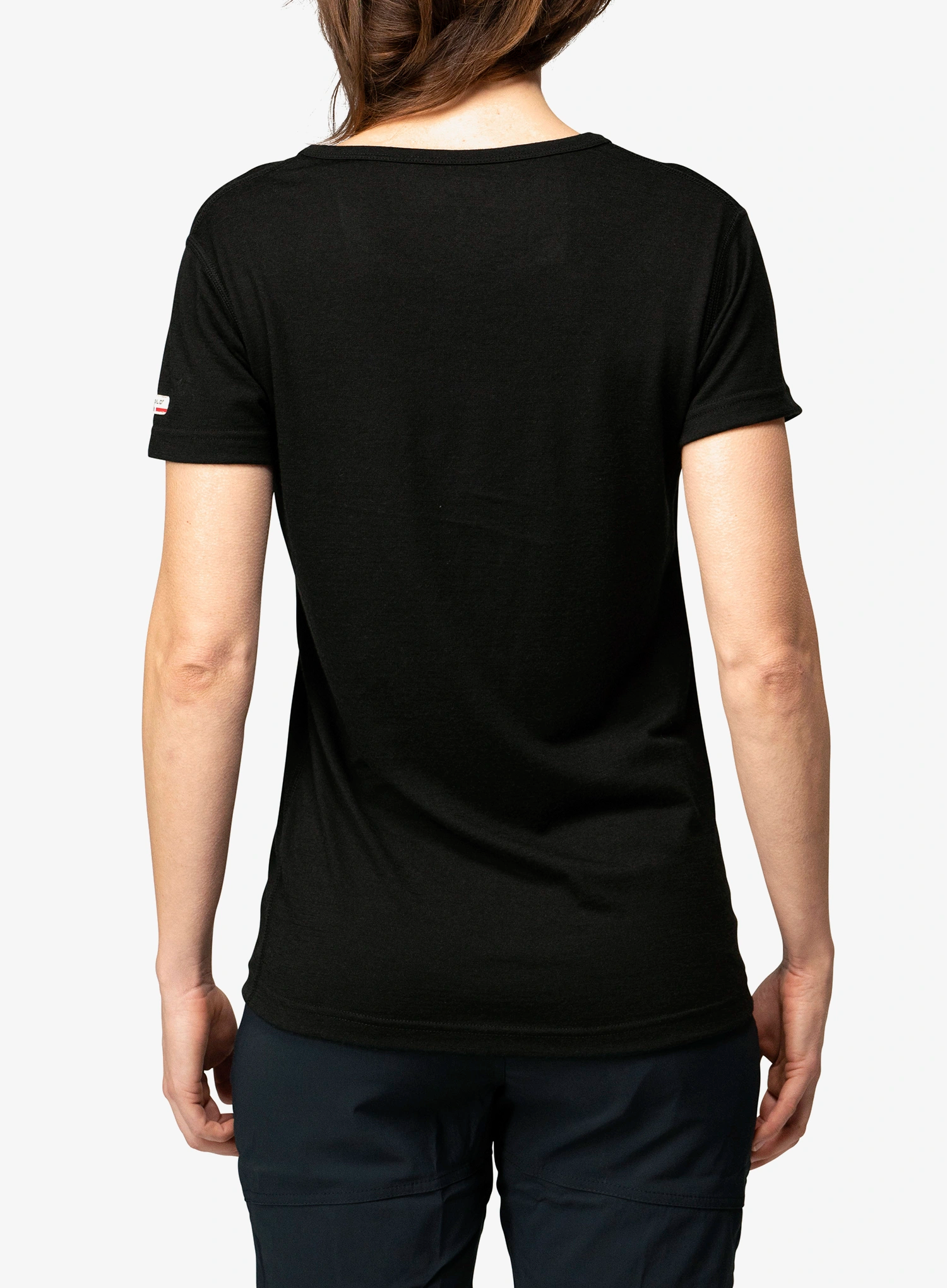 Дамска термоактивна тениска Devold Breeze Plus Merino 200 T-Shirt - black
