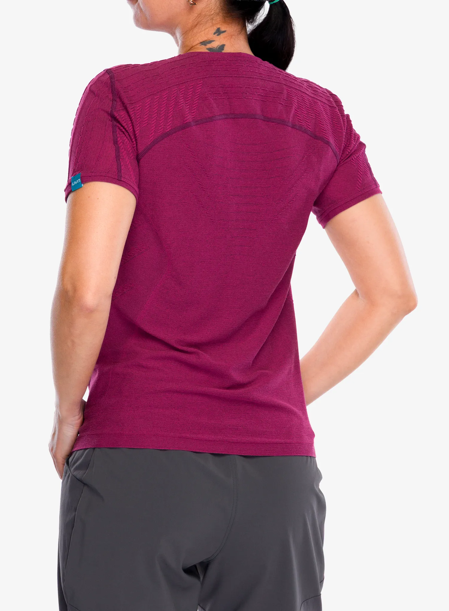 Дамска термоактивна тениска UYN Sparkcross Self Layer Ow Shirt SS - pink yarrow