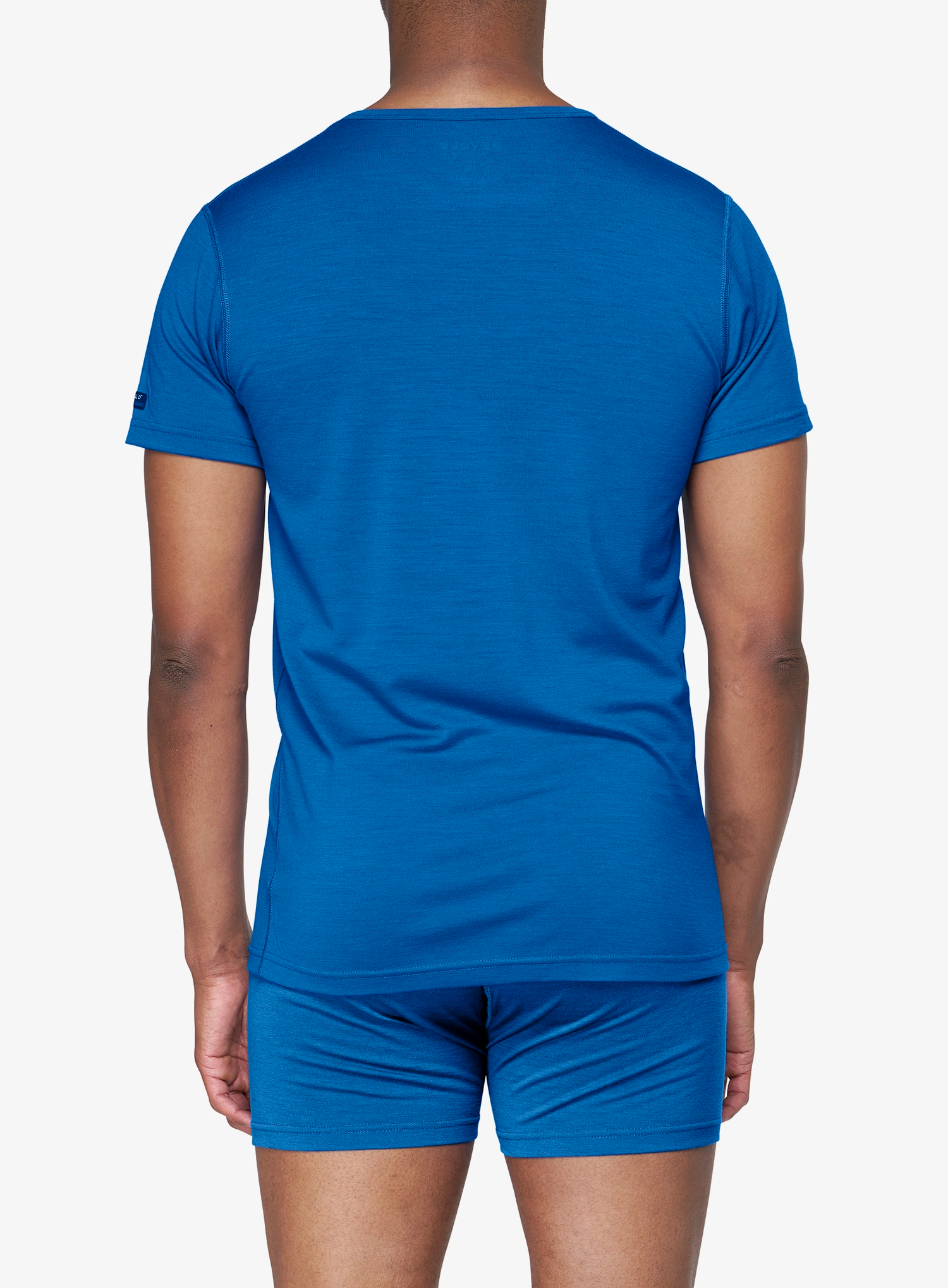 Термоактивна тениска Devold Breeze Merino 150 T-Shirt - royal