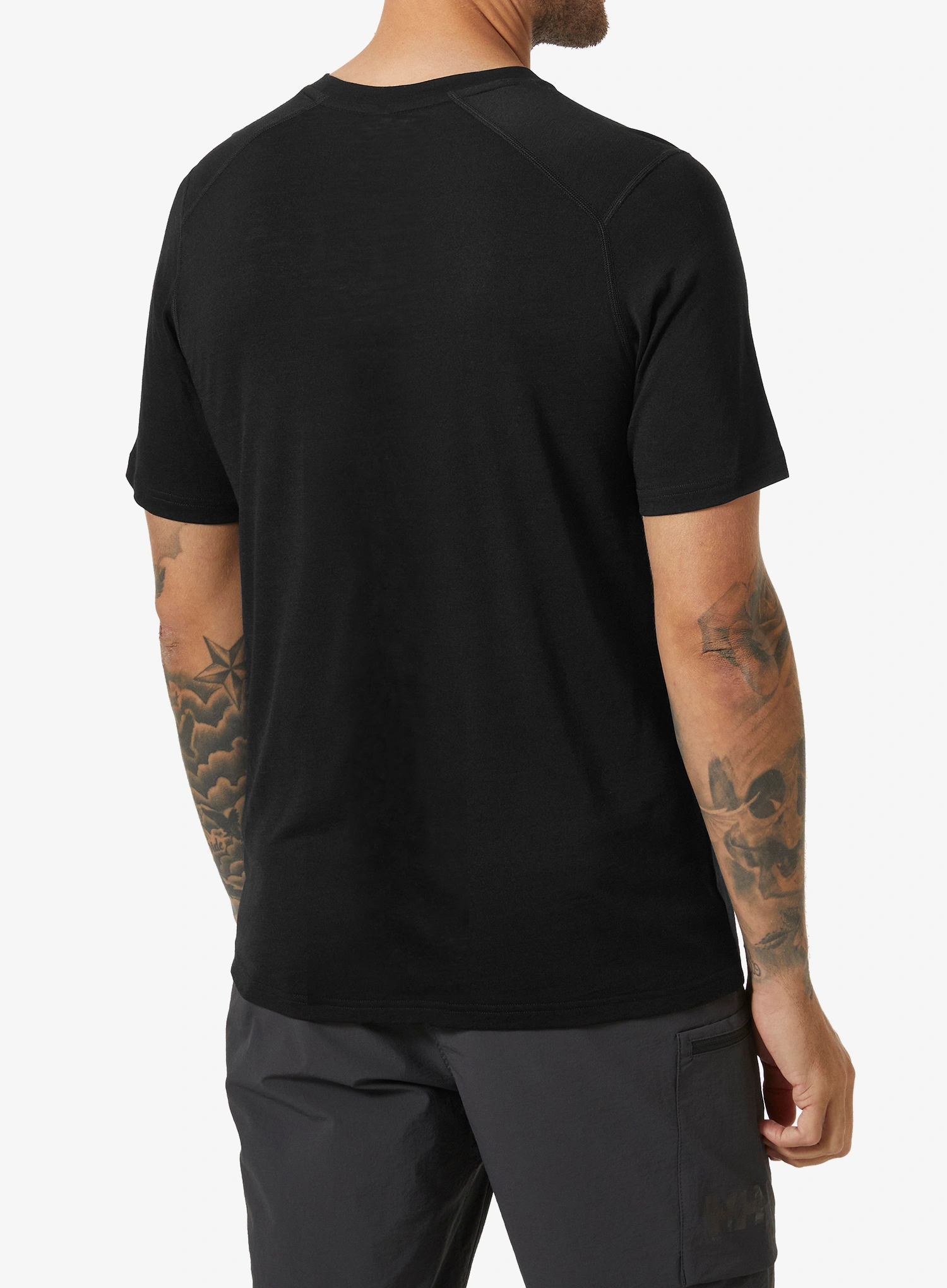 Термоактивна тениска Helly Hansen Durawool T-Shirt - black