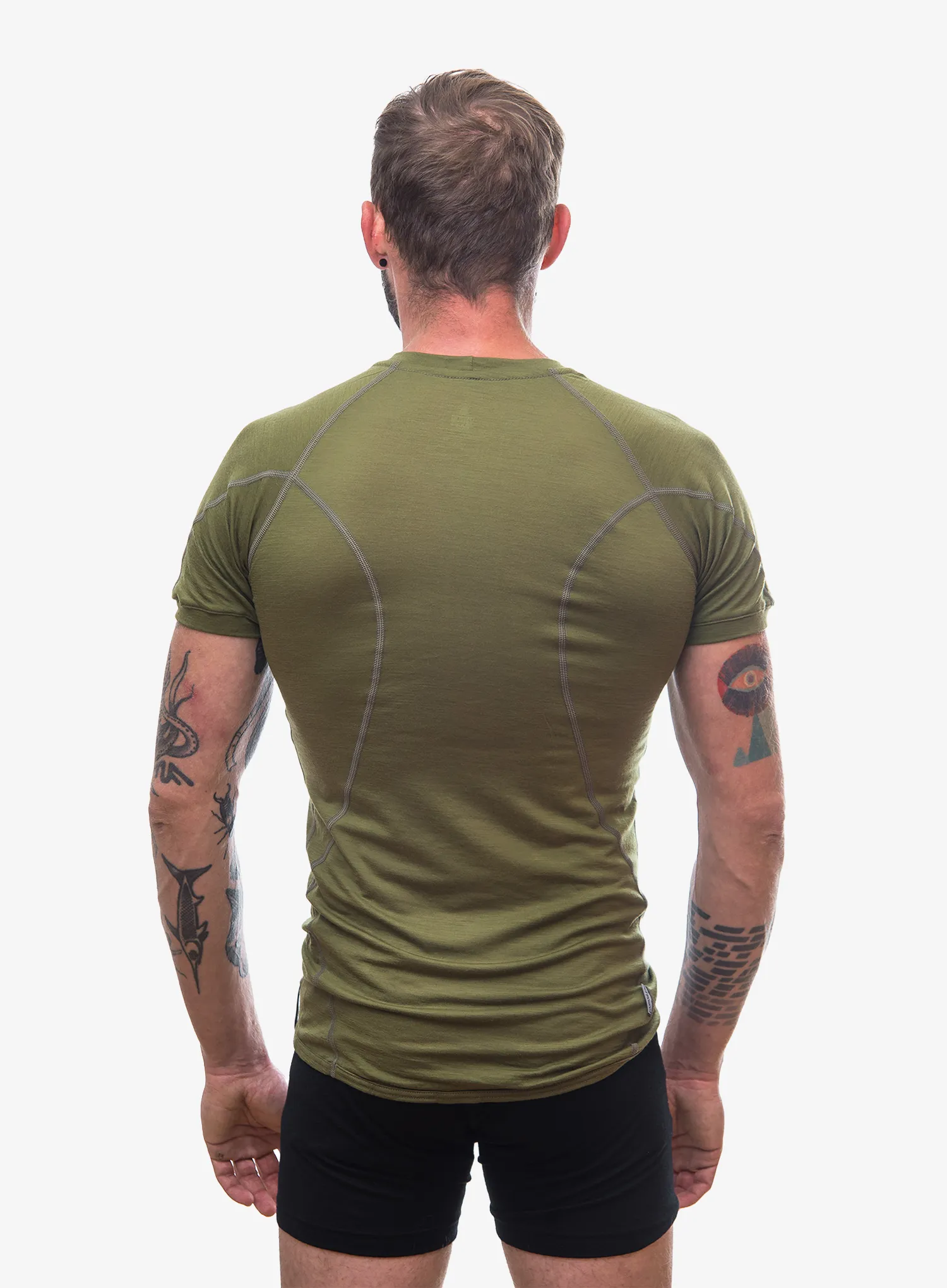 Термоактивна тениска Sensor Merino Active Tee S/S - safari