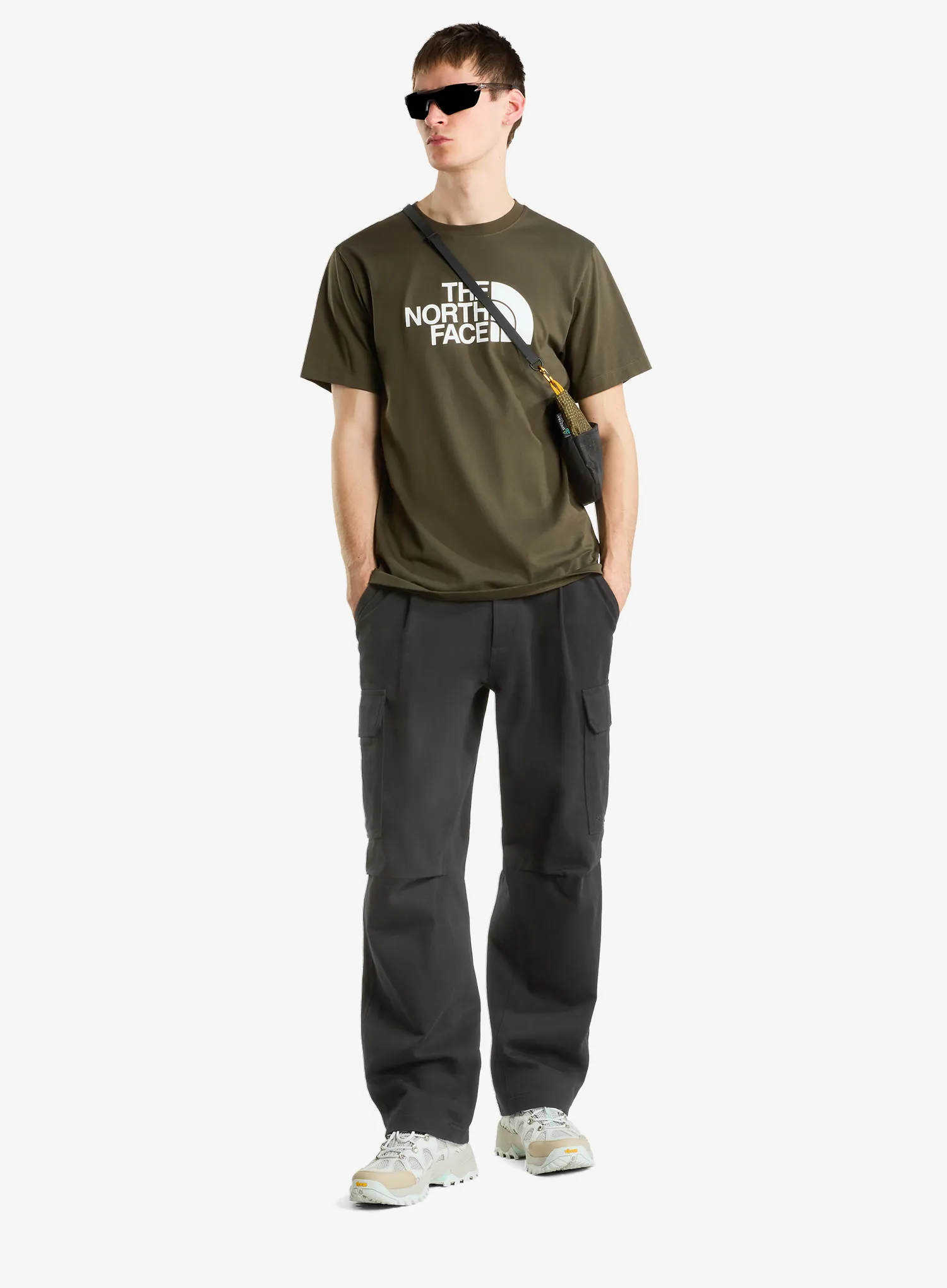 Тениска The North Face Evolution Half Dome Regular SS - new taupe green