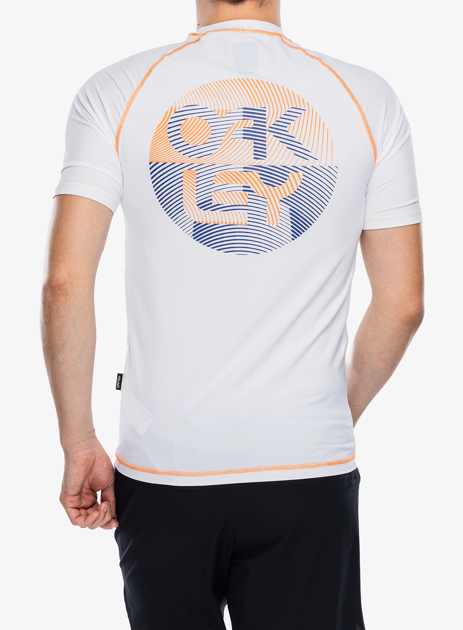 Тениска за тренировка Oakley Fingerprint Rashguard - white