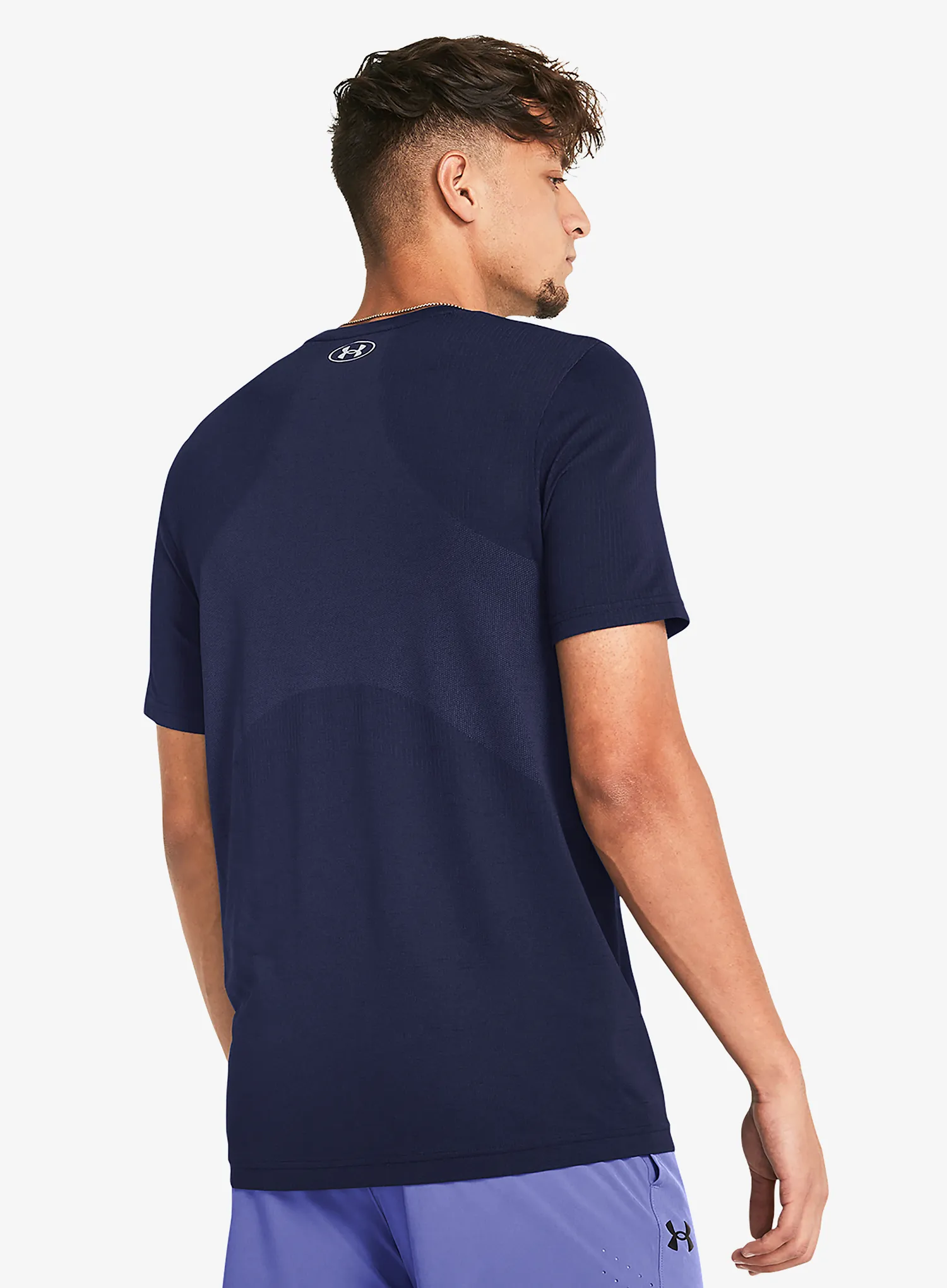 Тениска за тренировка Under Armour Vanish Seamless SS - midnight navy/mod gray