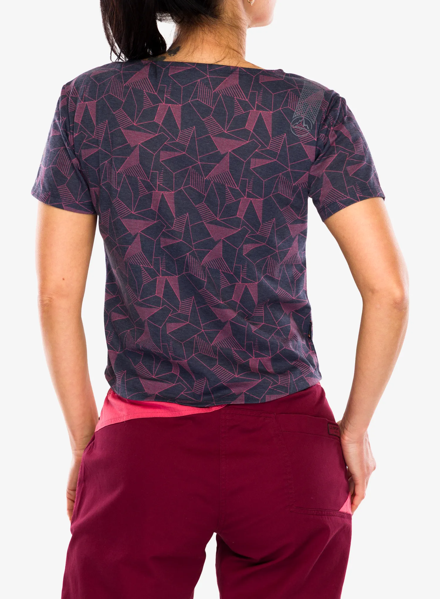 Дамска катерачна тениска La Sportiva Dimension T-Shirt - night sky/rosebay