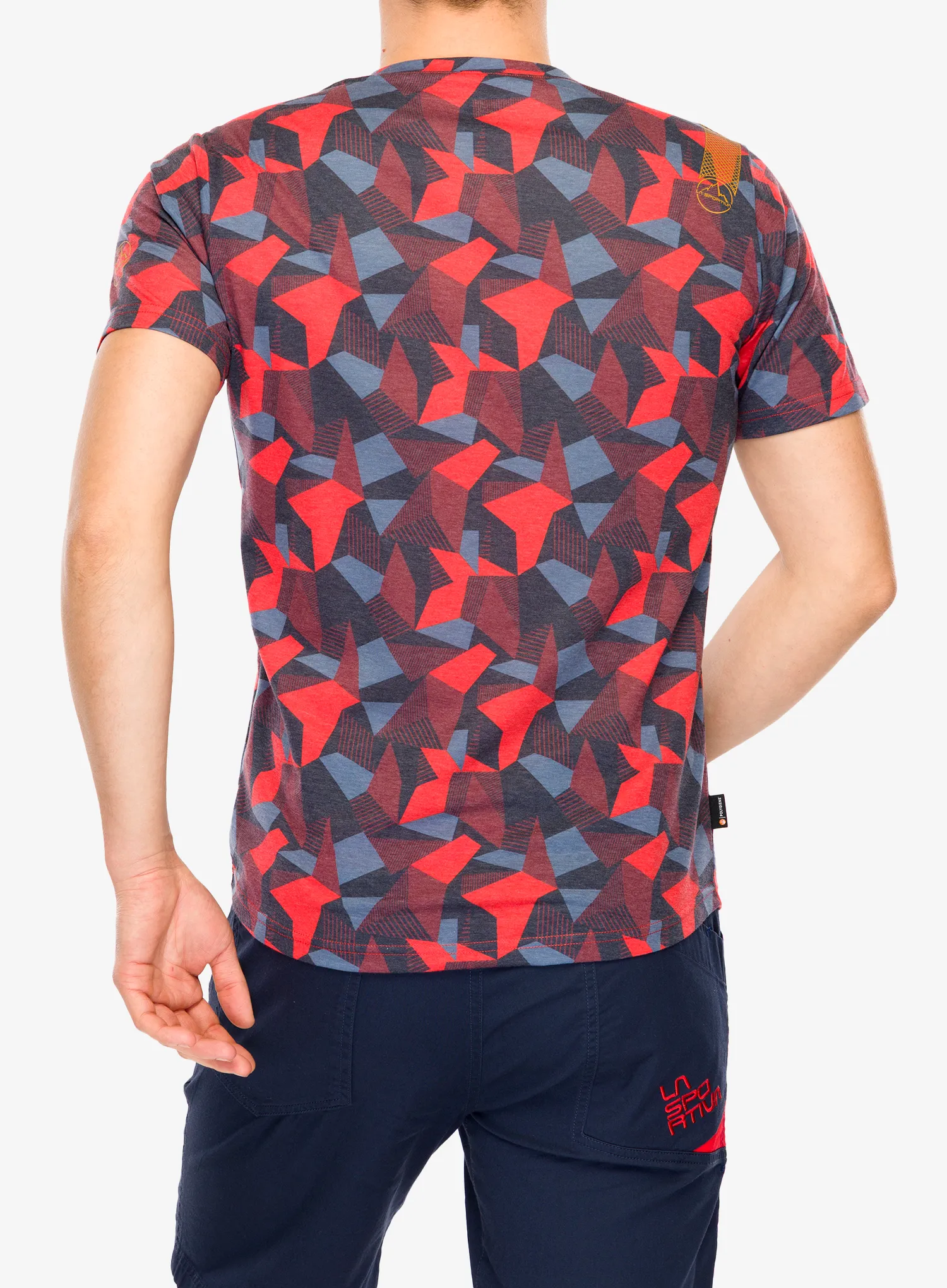 Катерачна тениска La Sportiva Dimension T-Shirt - mountain red/onyx