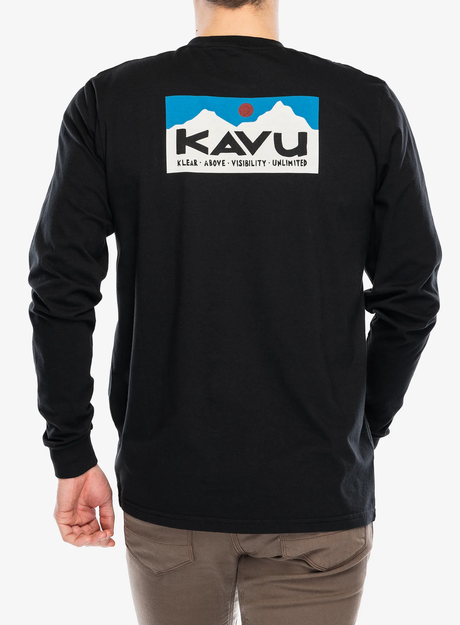 Тениска с дълъг ръкав Kavu LS Etch Art - black