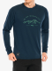 Суичър без качулка Rocday Mount - navy blue