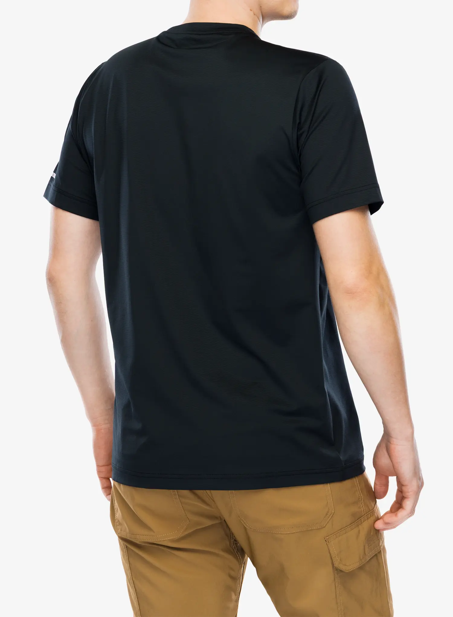 Тениска с щампа Columbia Ice Lake II S/S Tee - black/peak direction