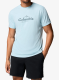 Тениска с щампа Columbia Zero Rules Light S/S Graphic Crew - marine light/scripted peaks
