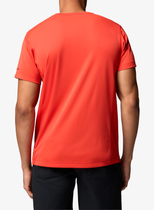 Тениска с щампа Columbia Zero Rules Light S/S Graphic Crew - super sonic/scripted peaks