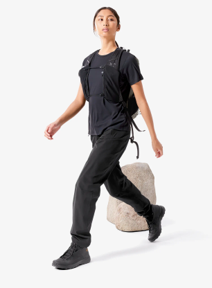 Дамска тениска с щампа Arcteryx Sunna Speed Bird Crew SS - black