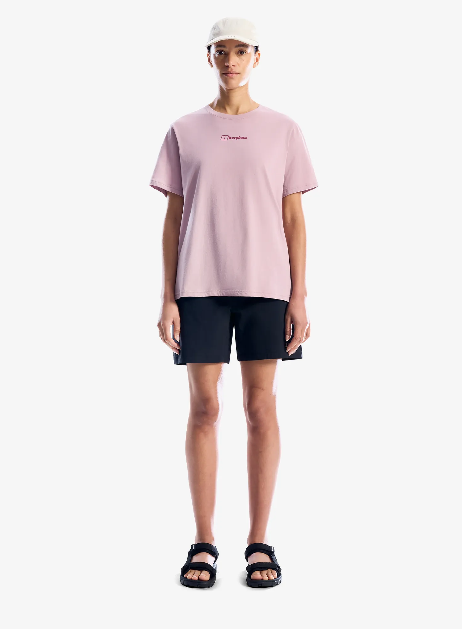 Дамска тениска с щампа Berghaus Cairn Essential Tee Af - alpine haze