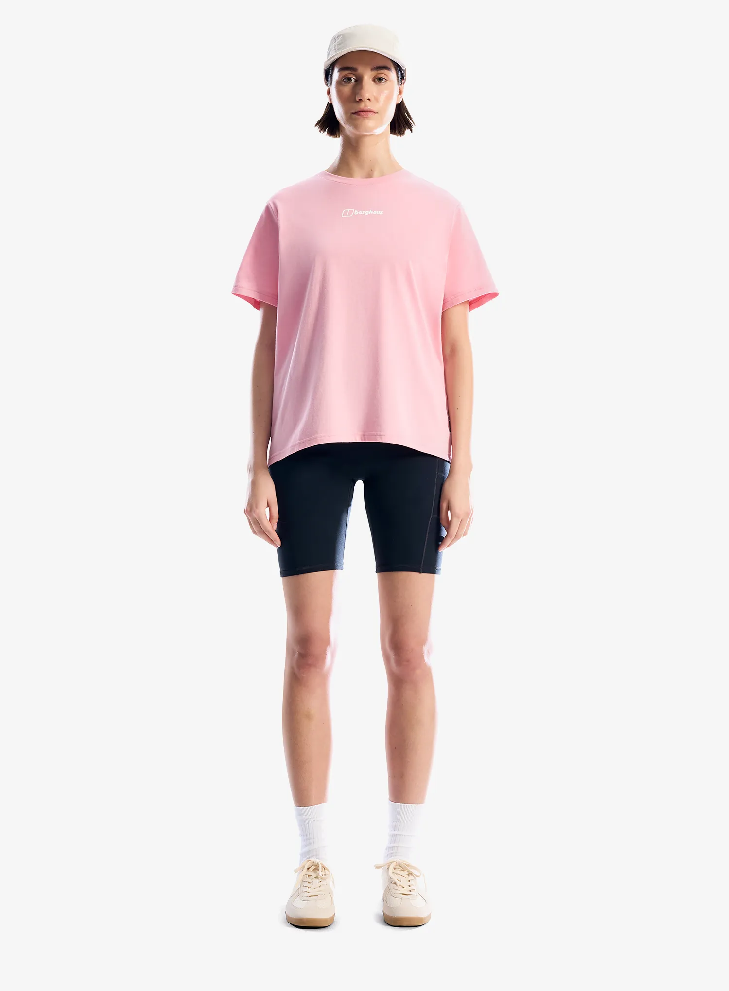 Дамска тениска с щампа Berghaus Nature Essential Tee Af - pink lake