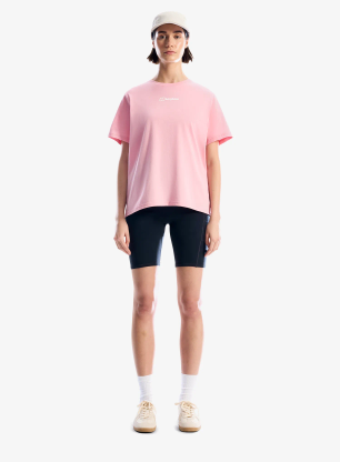 Дамска тениска с щампа Berghaus Nature Essential Tee Af - pink lake