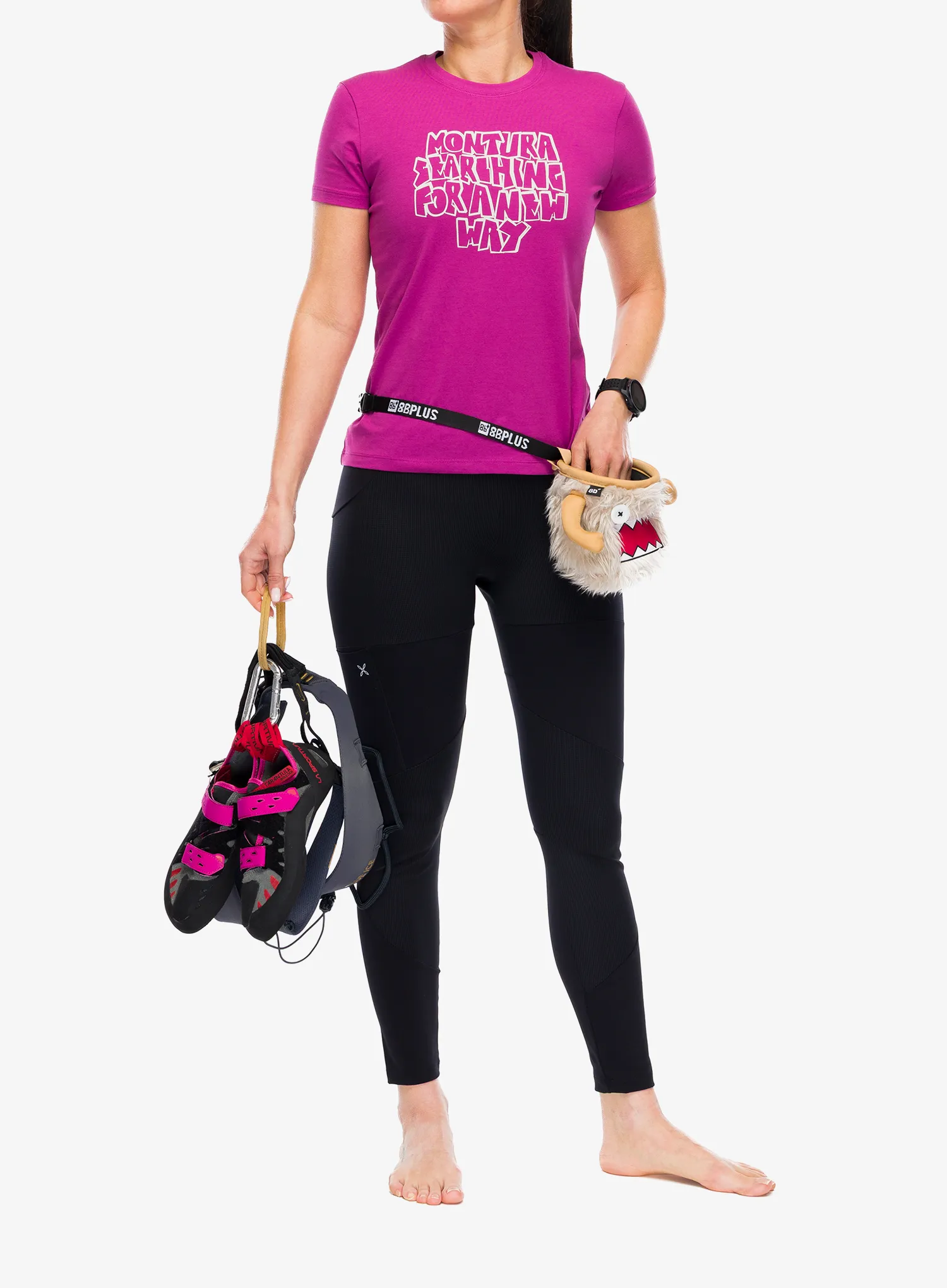 Дамска тениска с щампа Montura Knots T-Shirt - baton rouge