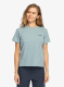 Дамска тениска с щампа Patagonia P-6 Logo Responsibili-Tee - blue sage