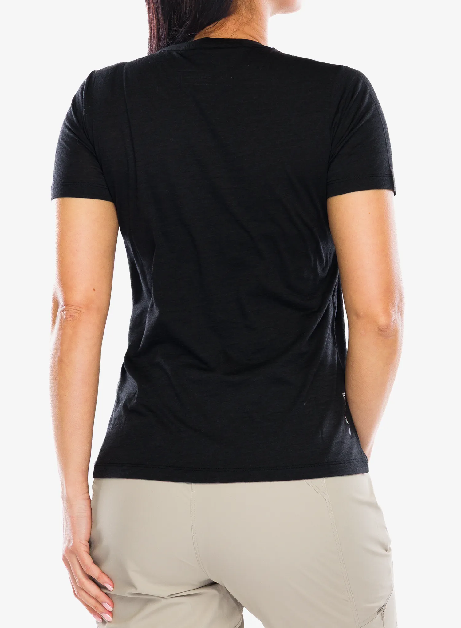 Дамска тениска с щампа Salewa Eagle Dotted Mtn Am T-Shirt - black out