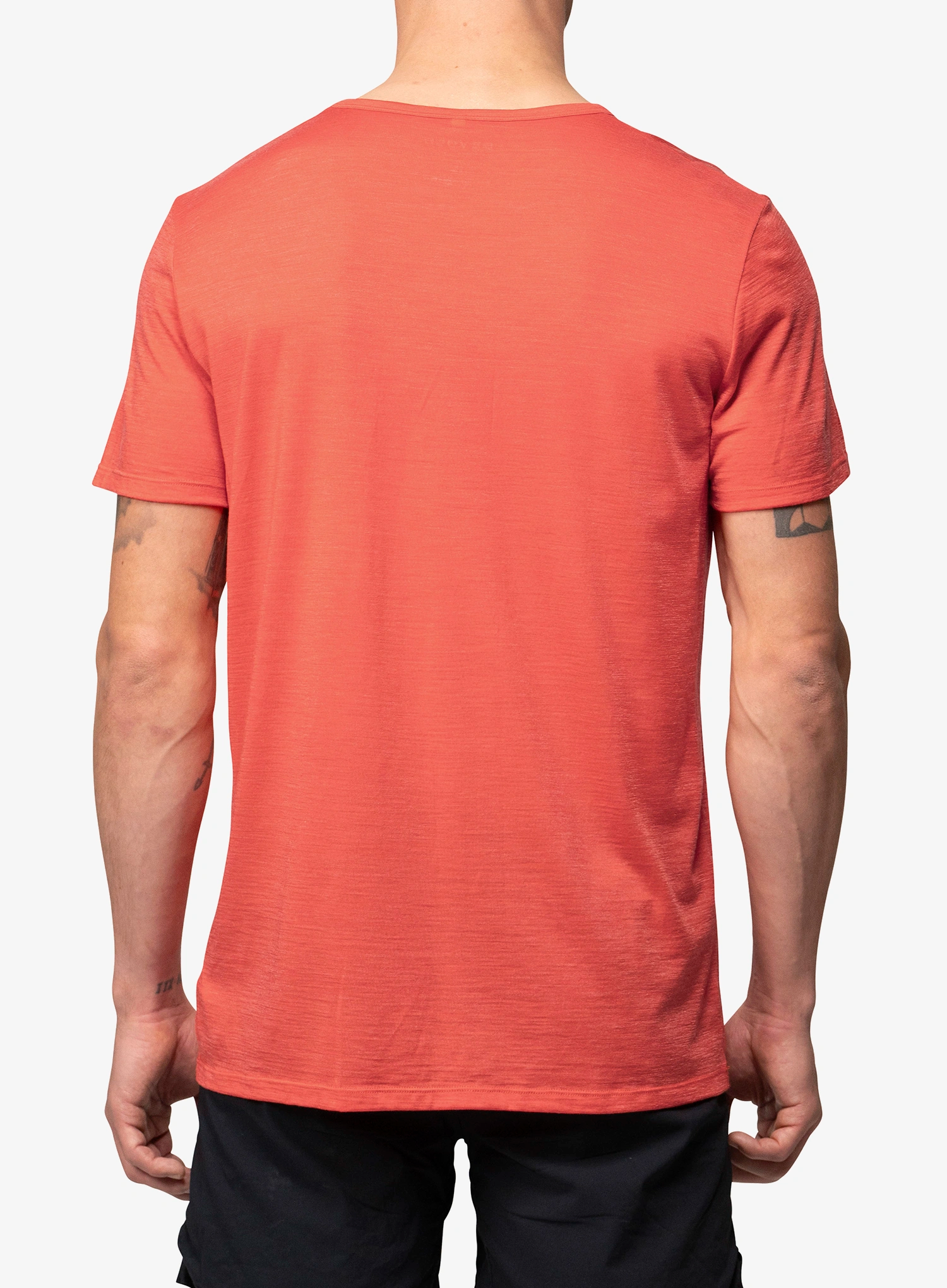 Тениска с щампа Devold Active Outline Tee - cayenne